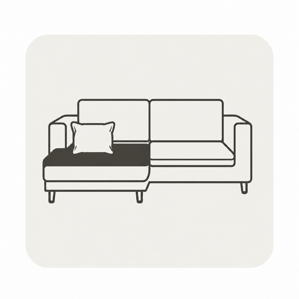 CouchCloset™ Funda Forma de L